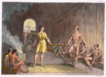 Een Canadese Indiase huwelijksceremonie, uit 